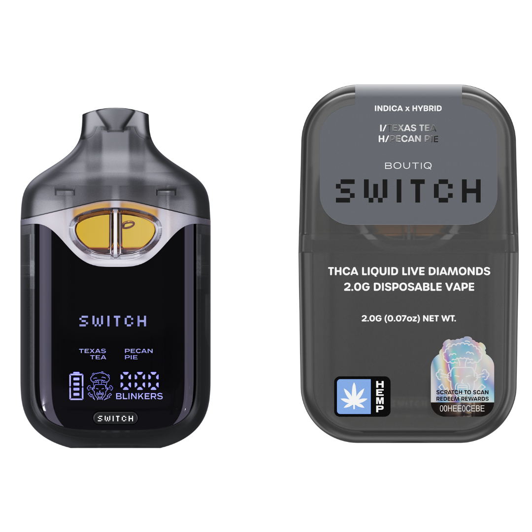 Boutiq SWITCH THCA Liquid Live Diamonds 2G Disposable Vape