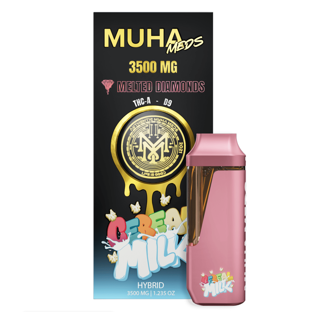 Muha Meds | Melted Diamonds THCa D9 Disposables- 3.5G