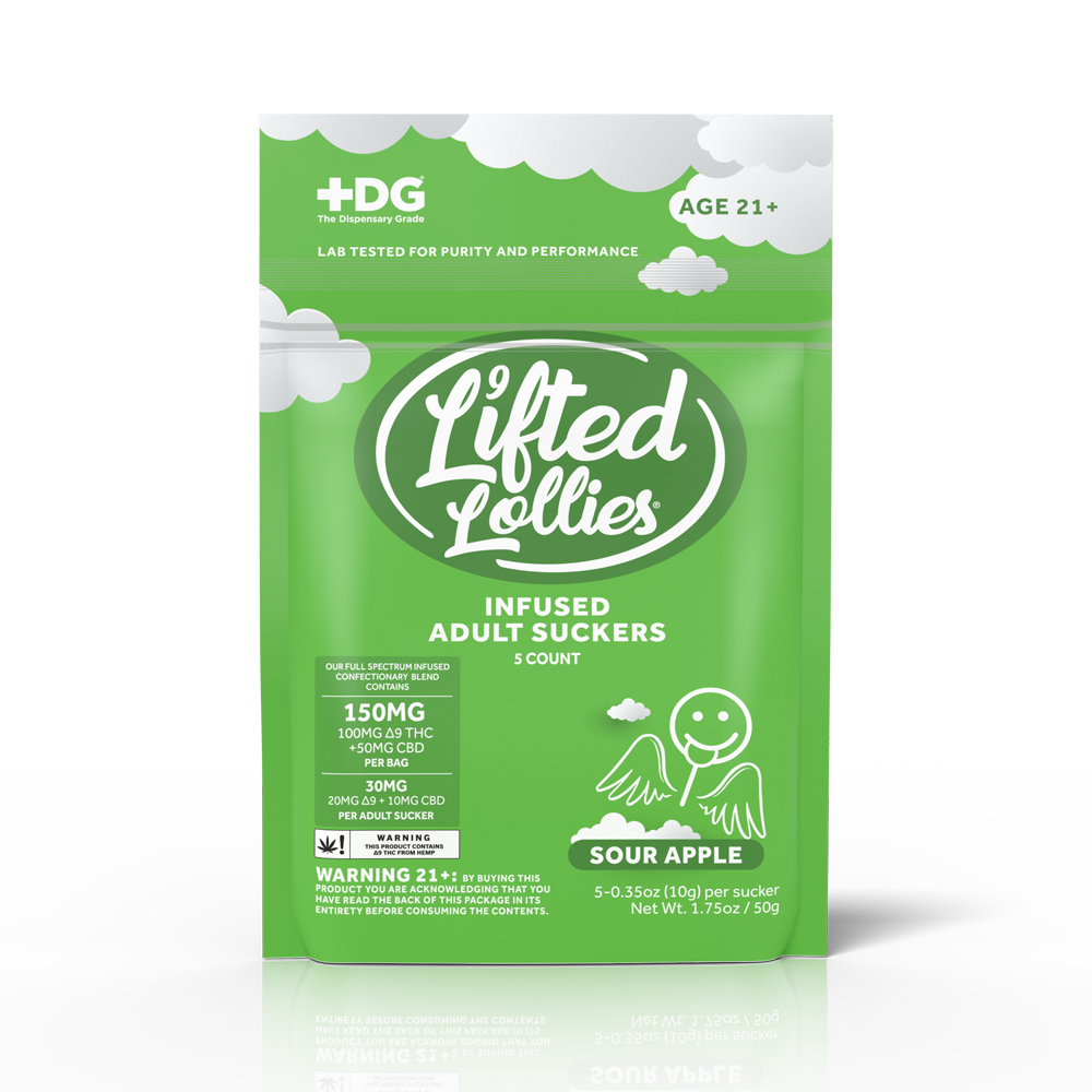 The Dispensary Grade | Lifted Lollies: 150mg Delta 9+CBD