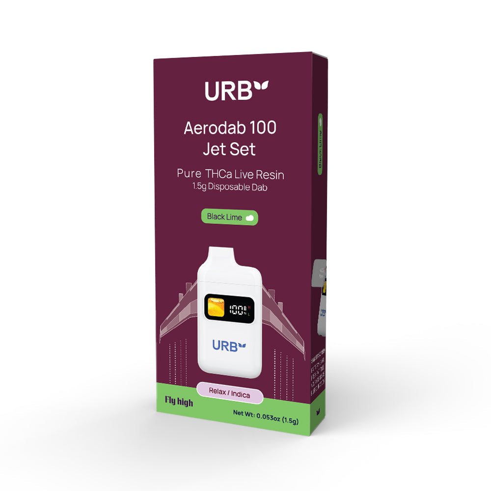 URB Aerodab 100 Jet Set THCa Live Resin 1.5g disposable