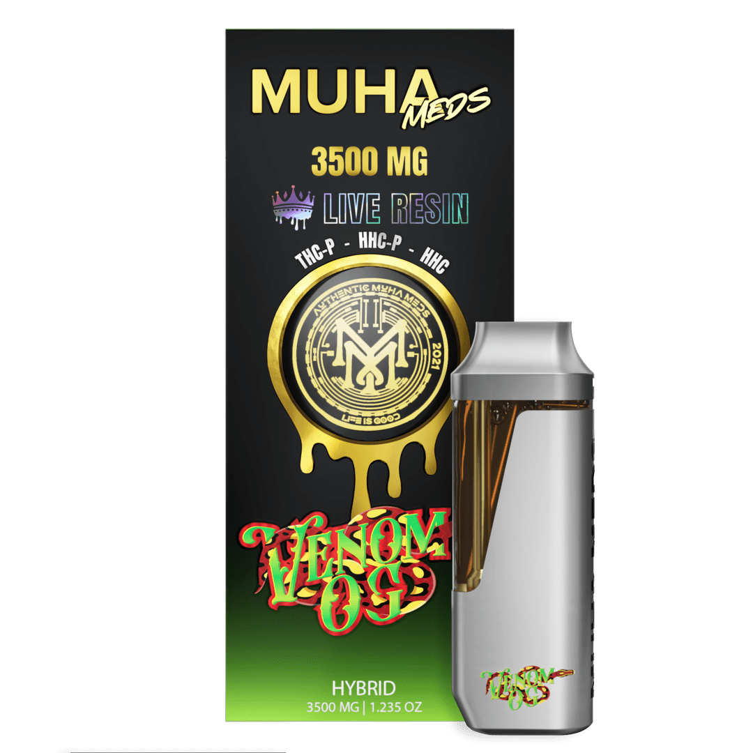 Muha Meds | Live Resin THCP/HHC-P/HHC Disposables- 3.5G