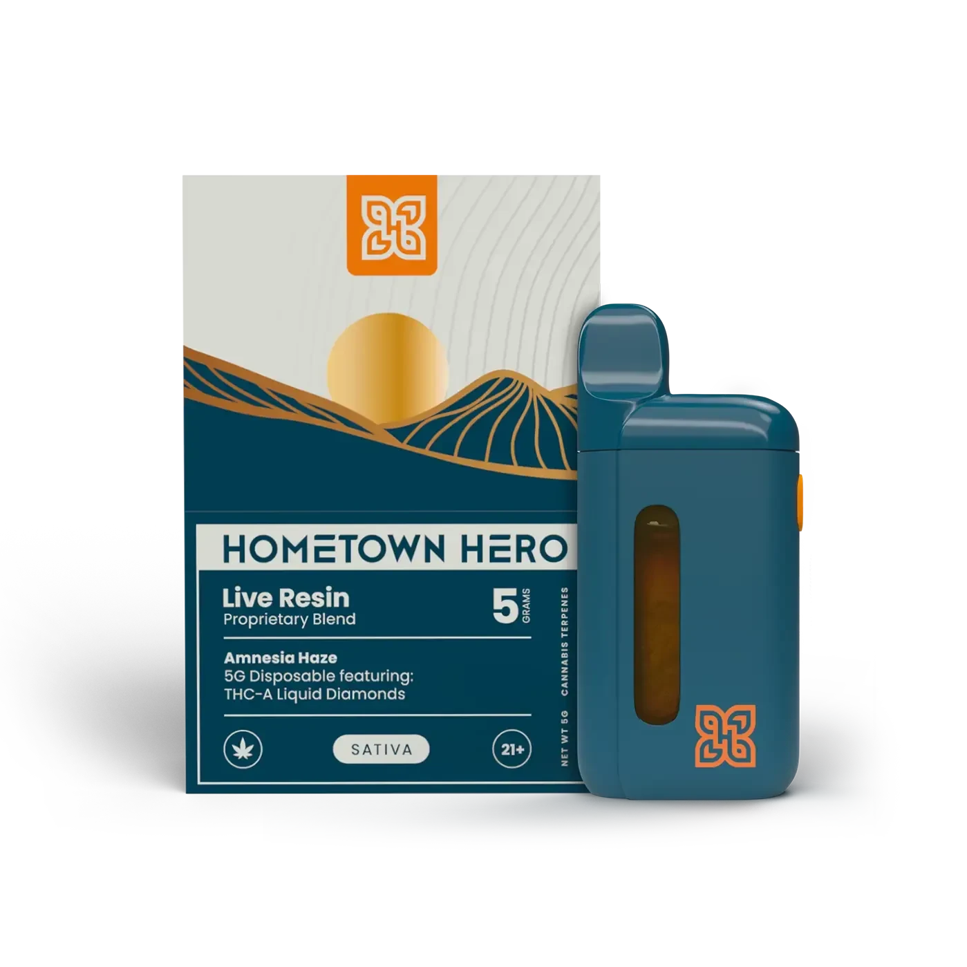 Hometown Hero THCA Liquid Diamond Live Resin Disposables- 5g