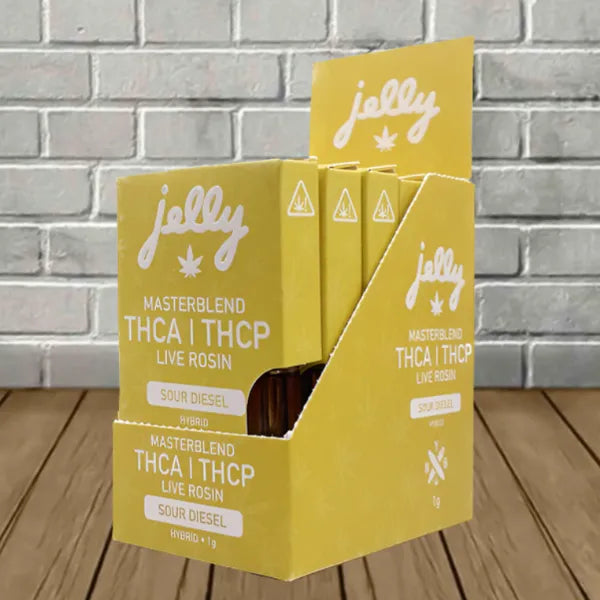 NYB Labs Jelly Live Rosin Masterblend THCa | THCP Vape Cartridges 1g