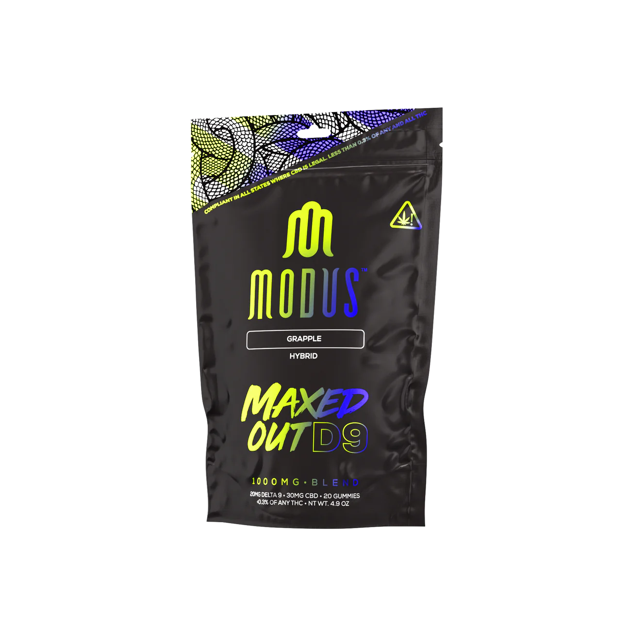 Modus Maxed Out D9 Gummies 1000mg 20ct