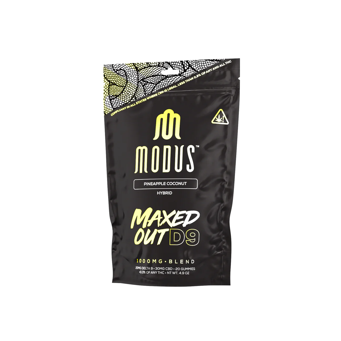 Modus Maxed Out D9 Gummies 1000mg 20ct