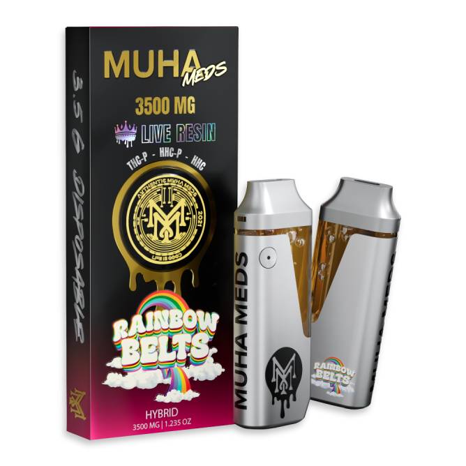 Muha Meds | Live Resin THCP/HHC-P/HHC Disposables- 3.5G