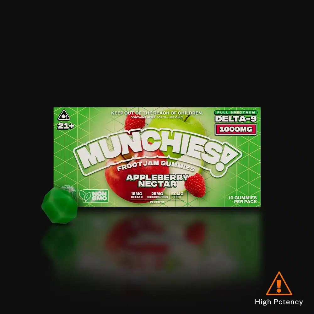 Munchies Delta 9 THC Froot Jam Gummies- 1000mg