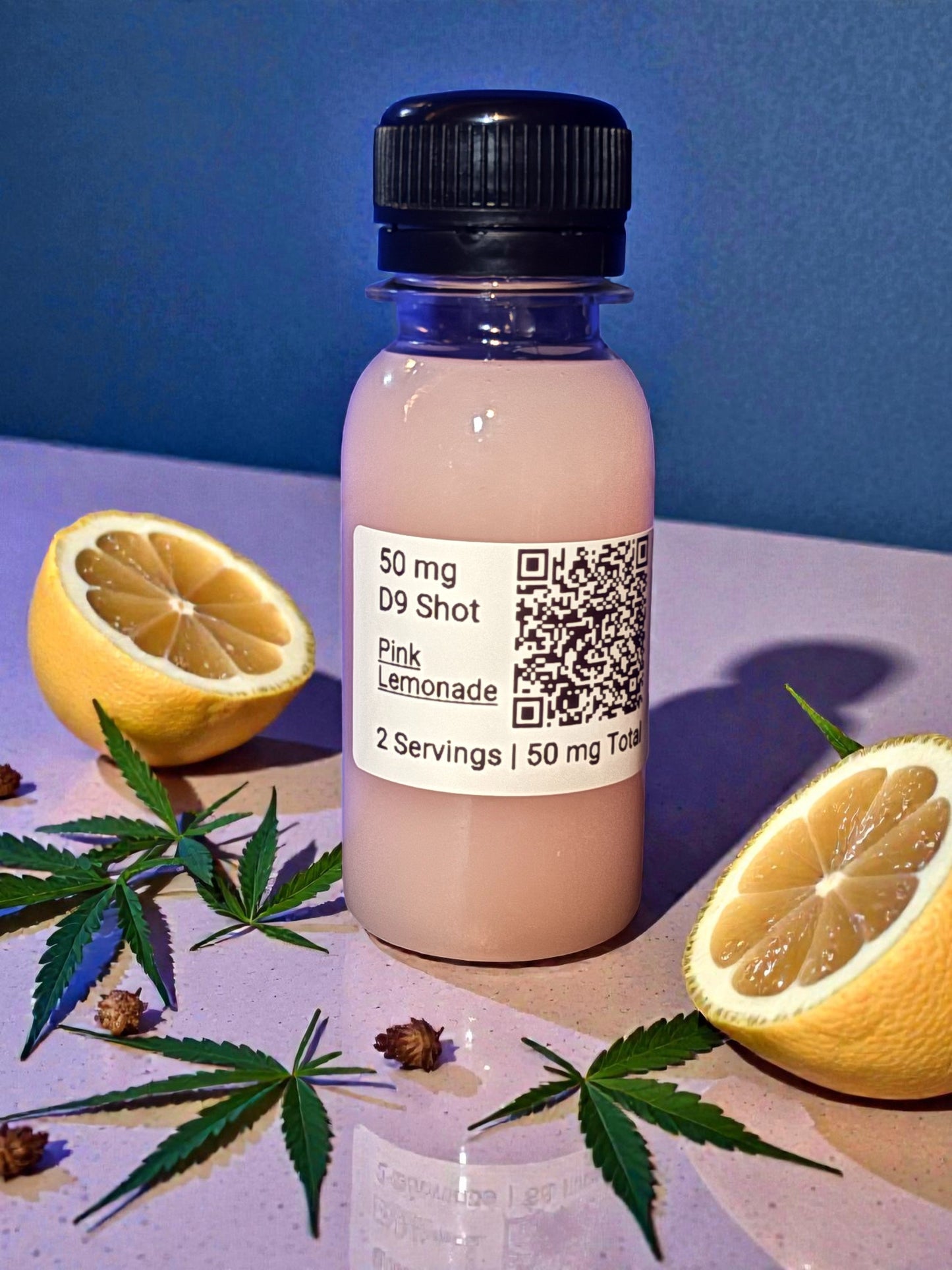 50mg D9 THC Shot [2oz] - Pink Lemonade
