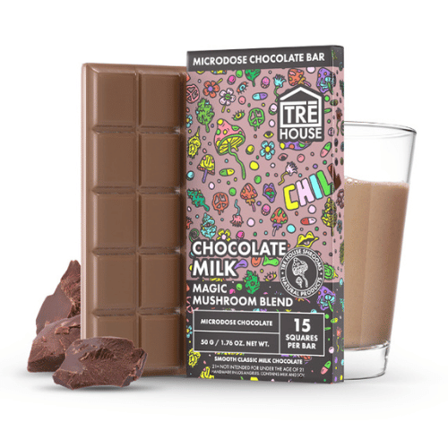 TRĒ House - Magic Mushroom Chocolate Bar - Chocolate Milk