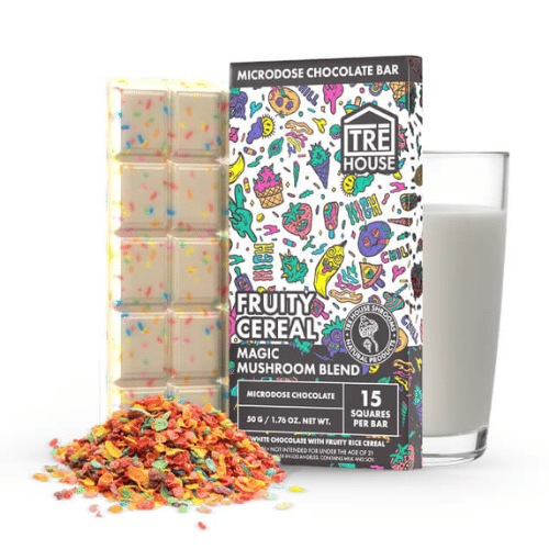 TRĒ House - Magic Mushroom Chocolate Bar - Fruity Cereal