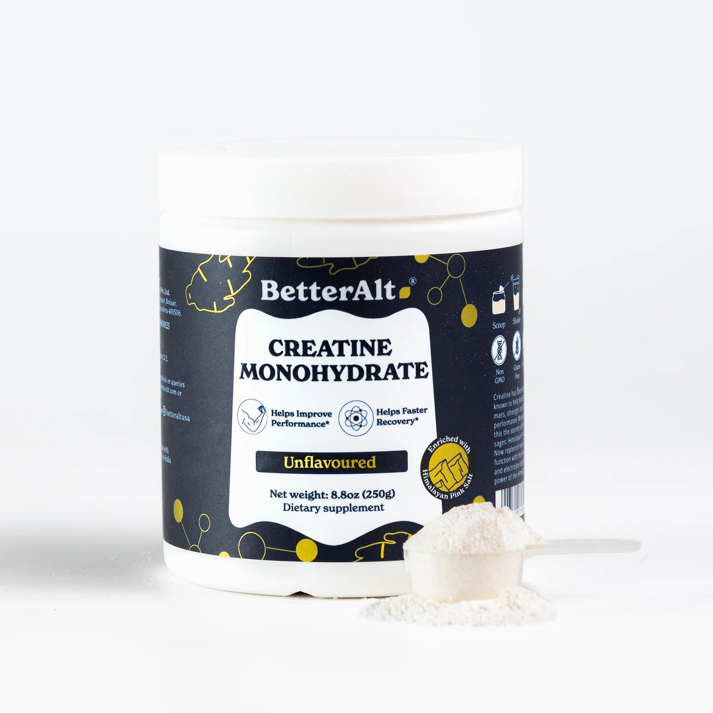 BetterAlt | Creatine Monohydrate- Unflavored- 8.8oz