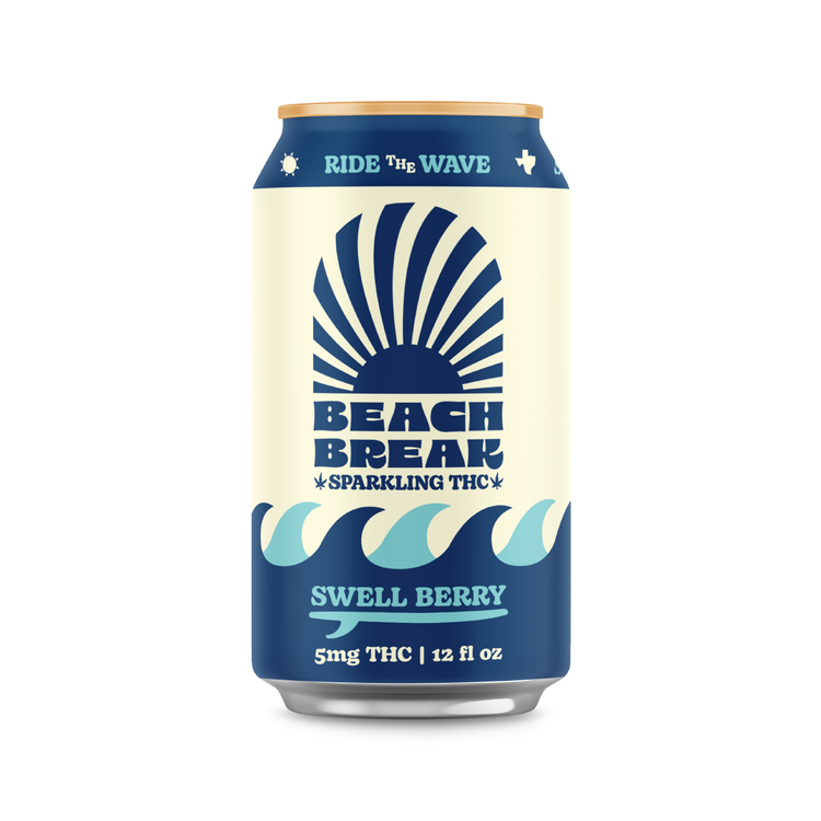 Beach Break THC Seltzer - Swell Berry