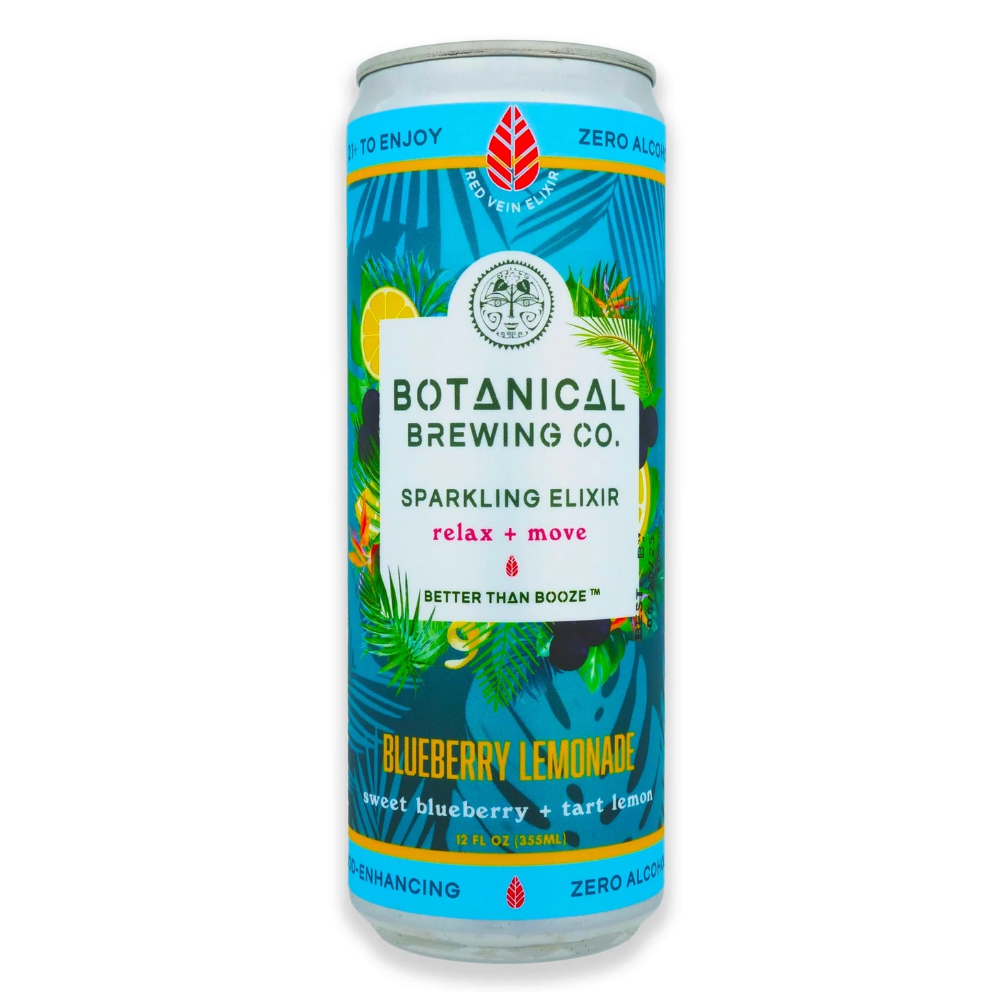 Botanical Brewing Blueberry Lemonade Sparkling Kratom Elixir