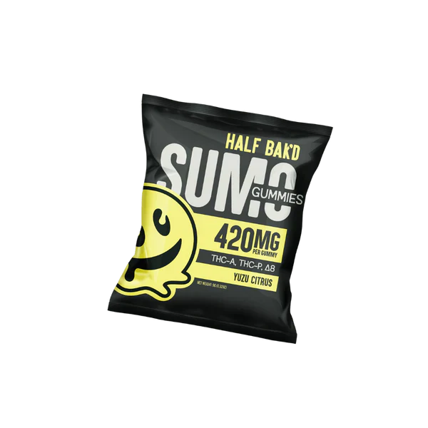 Half Bak'd | SUMO Gummies [2ct] : 420mg Each (Yuzu Citrus)