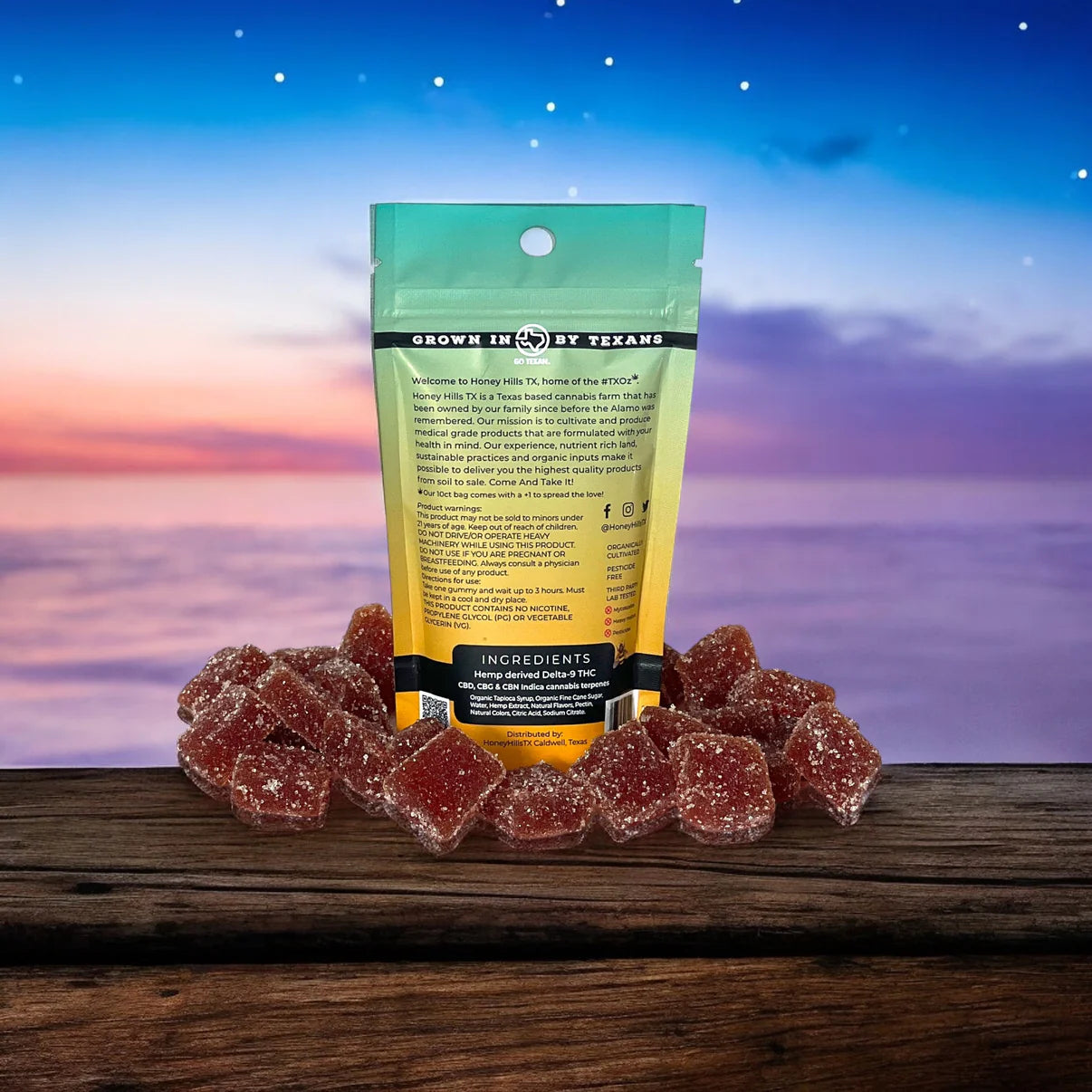 Honey Hills 10mg Delta-9 Rosin Gummies - Night Time