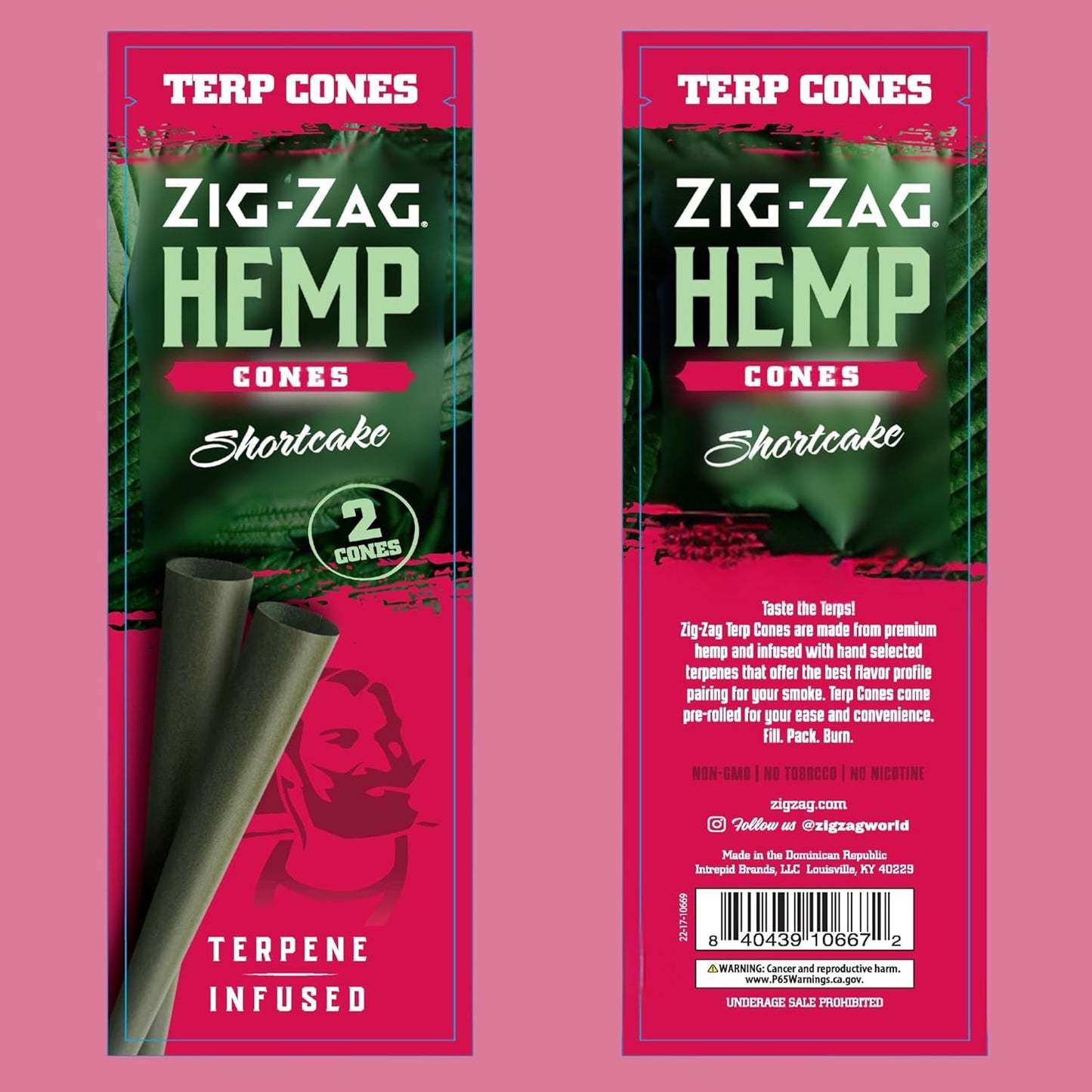 Zig Zag | Terpene Infused Hemp Cones [2ct]