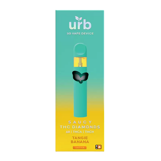 URB | 3 Gram THC Diamonds - Disposable Vape : Tangie Banana