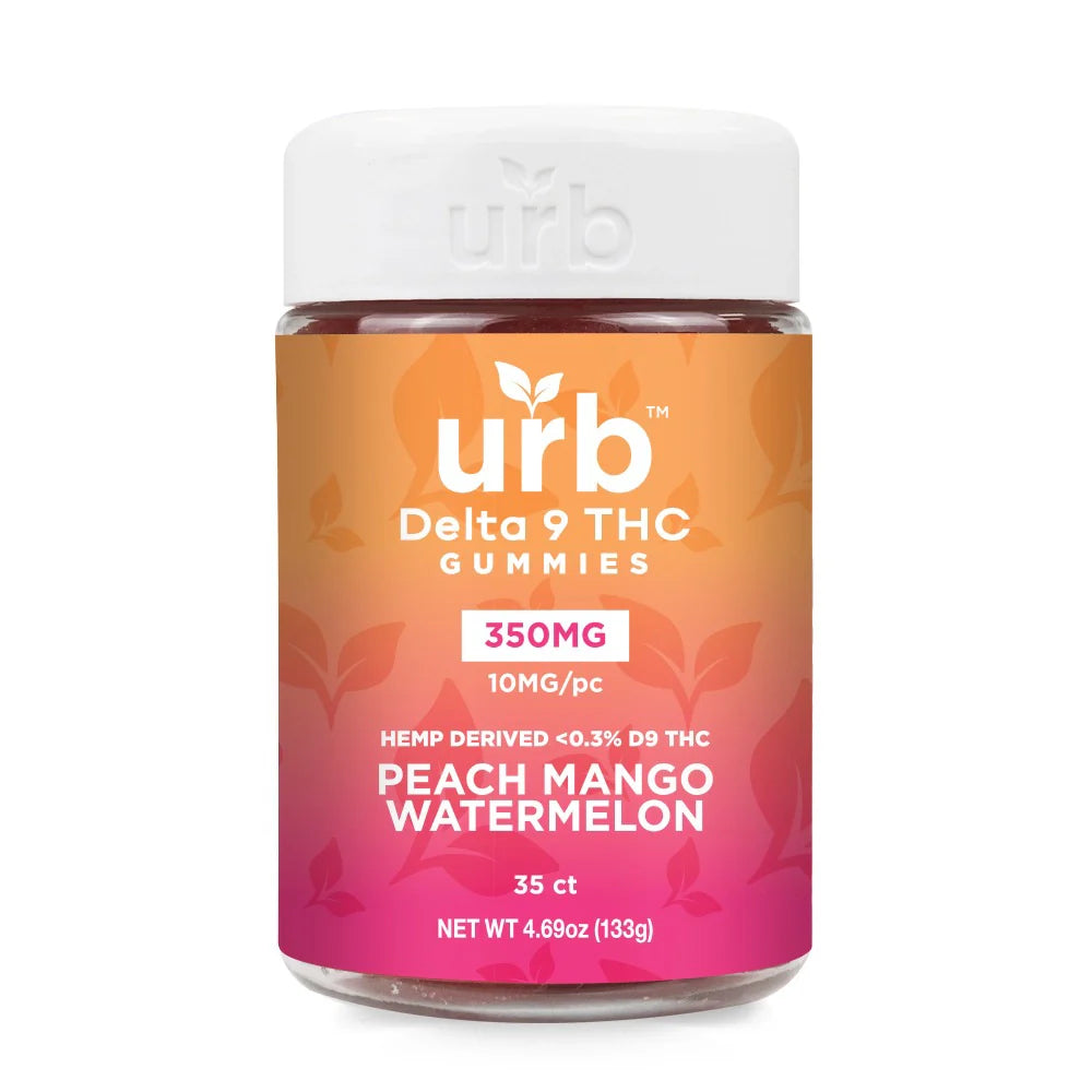 URB D9 THC Gummies 350MG- 35ct