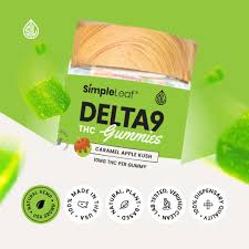 Simple Leaf Delta 9 THC Gummies Limited Edition Caramel Apple Kush- Indica