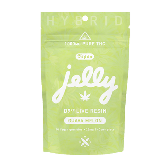 GUAVA MELON - JELLY D9XP LIVE RESIN 1000MG / 40CT / 25MG PER PC