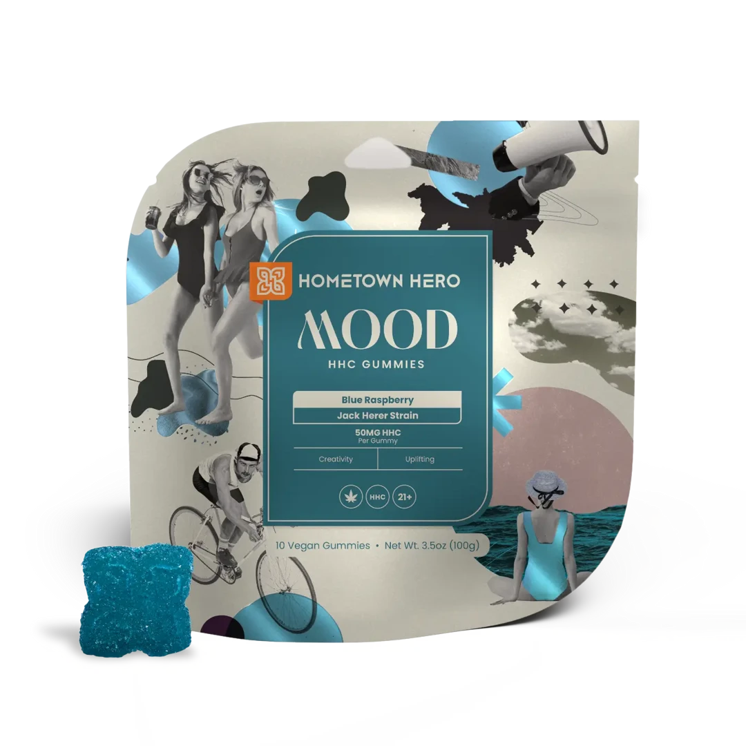 Blue Raspberry - Mood HHC Gummies [SATIVA]