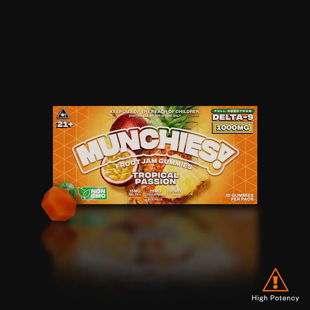 Munchies Delta 9 THC Froot Jam Gummies- 1000mg