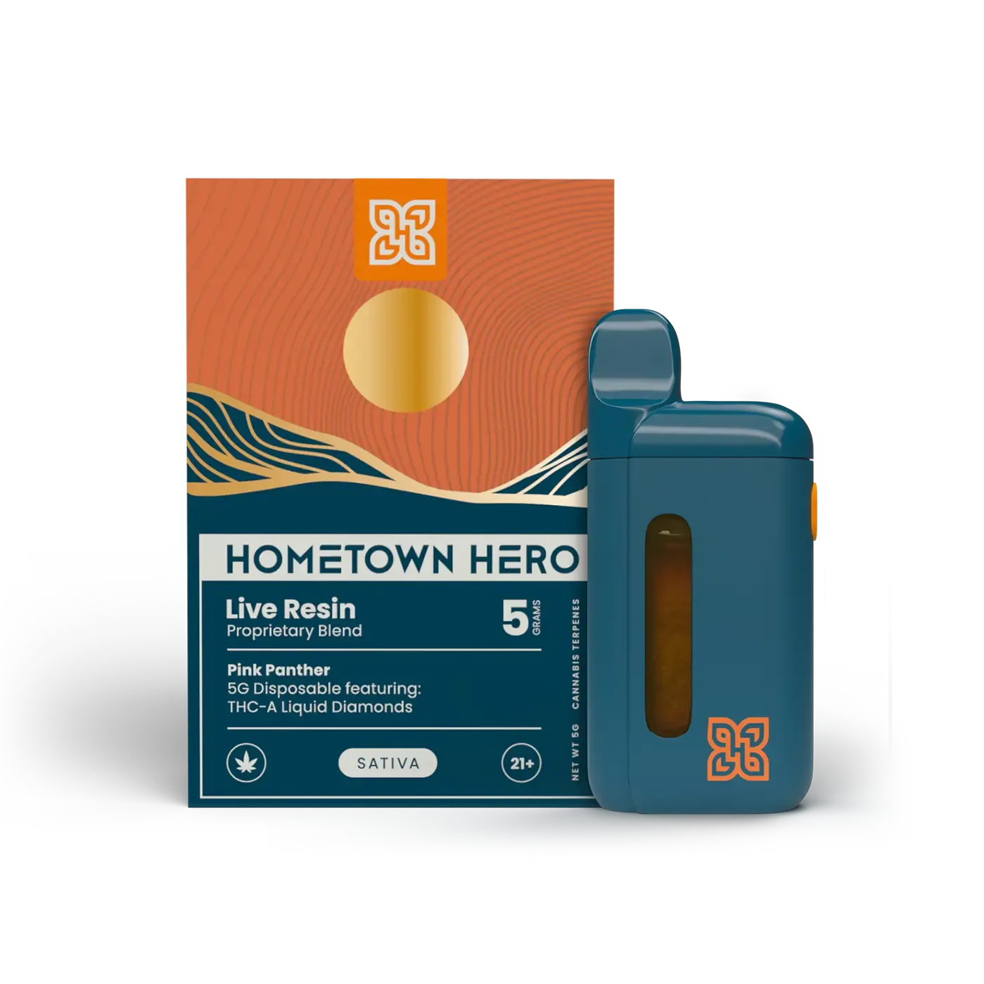 Hometown Hero THCA Liquid Diamond Live Resin Disposables- 5g