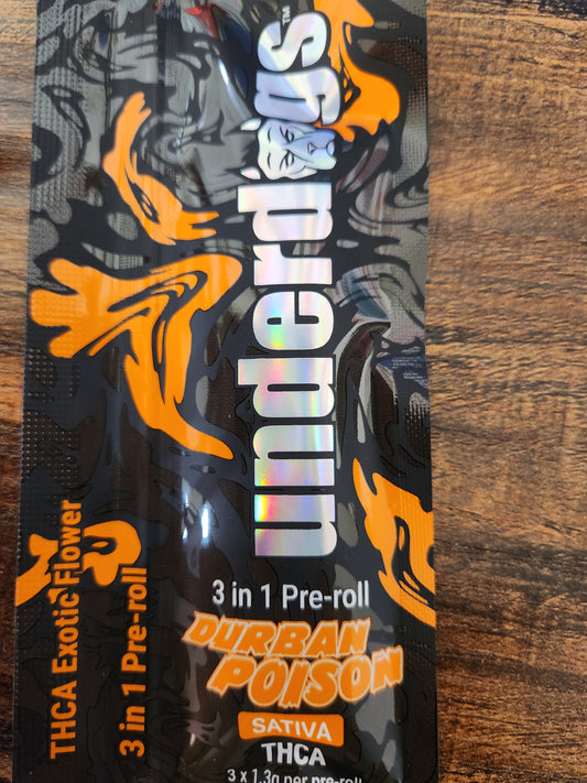 Underdogs Durban Poison 3in1 preroll