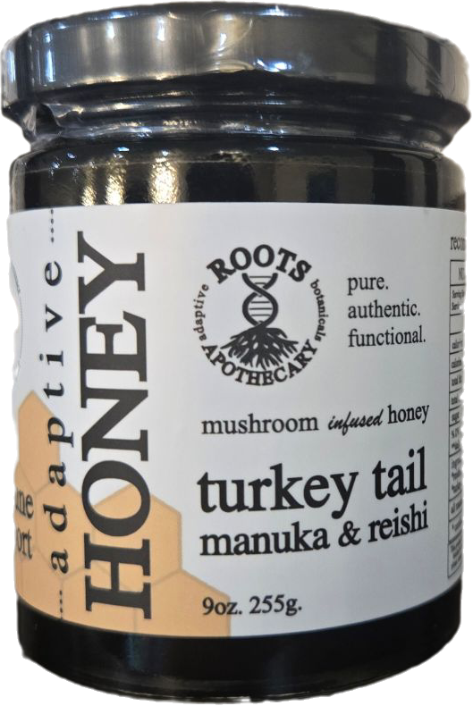 Roots | Adaptive Honey- Turkey Tail, Manuka, & Reishi